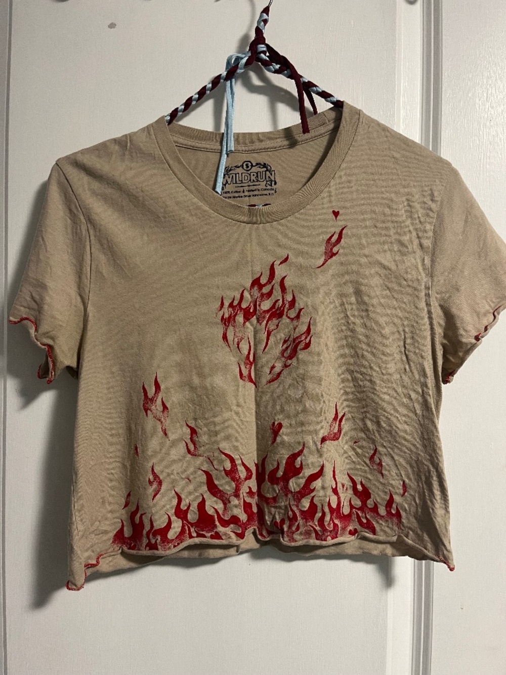 Wildrun Flame Fire Beige T shirt